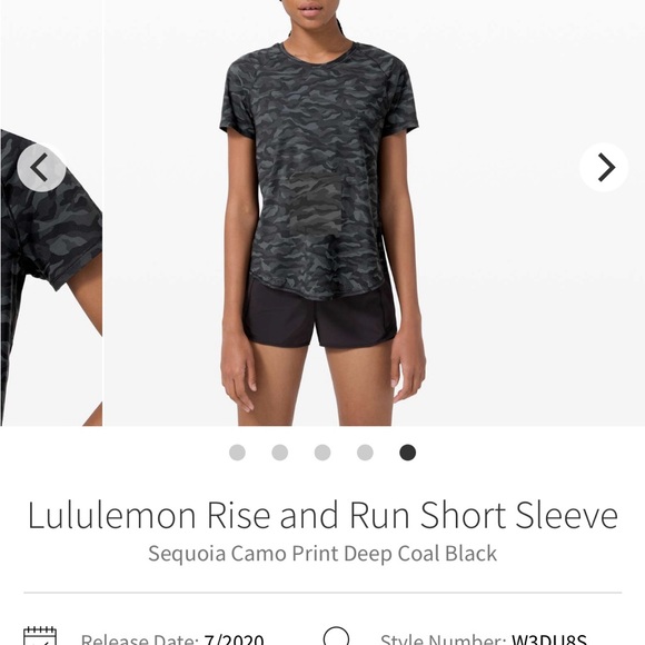 Lululemon Womens Rise and Run Short Sleeve T-Shirt - Picture 6 of 6
